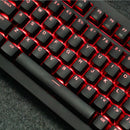 Keychron Lemokey X4 QMK Red Backlight 75% Wired Mechanical Gaming Keyboard - Black-Shine Through Keycap (Brown Switch) (X4-A3)