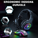 Onikuma K10 RGB 7.1 Wired Gaming Headset (Black)
