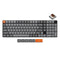 Keychron K17 Max QMK RGB Backlight Hot-Swappable Wireless Custom Mechanical Keyboard (Low Profile Gateron Mechanical Brown Switch/Red Switch) (K17M-H3, K17M-H1)