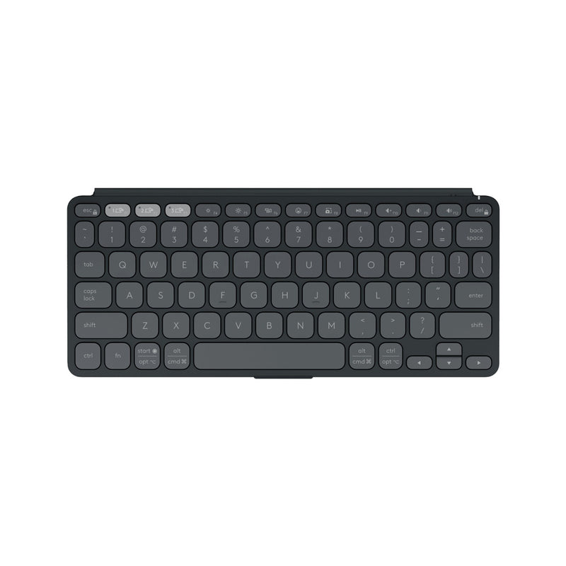 Logitech Keys-To-Go 2 Ultra Portable Wireless Keyboard With Cover (Graphite, Pale Gray)