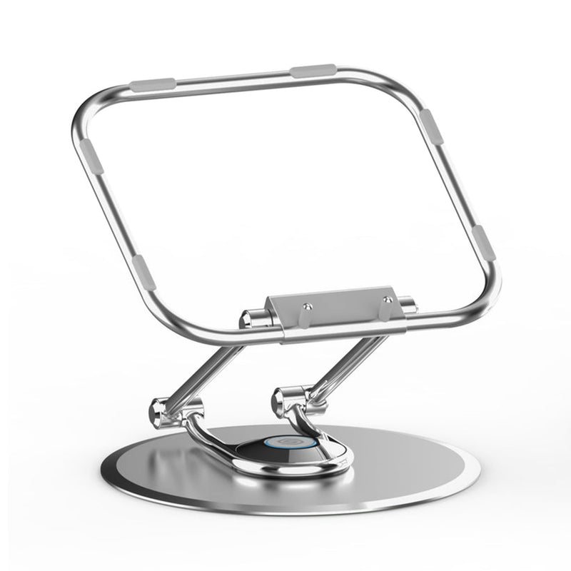 SODI 311 Adjustable Laptop Stand with 360 Rotating Base (Silver)