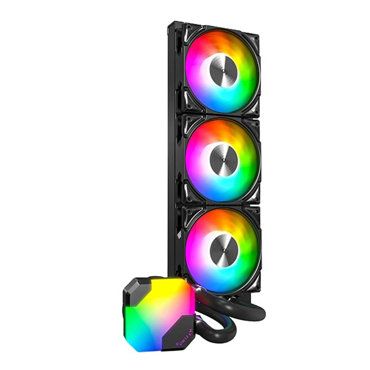 Montech HyperFlow ARGB 360 AIO CPU Liquid Cooler (White)
