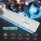 Royal Kludge RK918 Single-Mode RGB 108 Keys Wired Mechanical Keyboard White