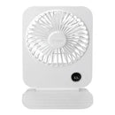 Vyvylabs D11 Mini Foldable Desktop Fan (White, Pink)