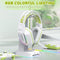 Onikuma X13 RGB Colorful Lighting Wired Gaming Headset with Noise Cancelling Microphone (White)