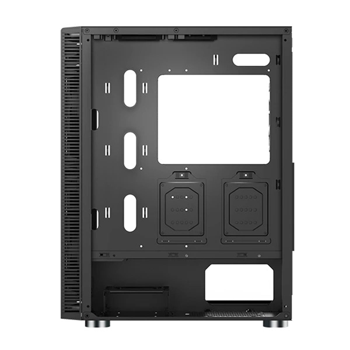 Montech X3 Glass Mid Tower PC Case (Black, White)