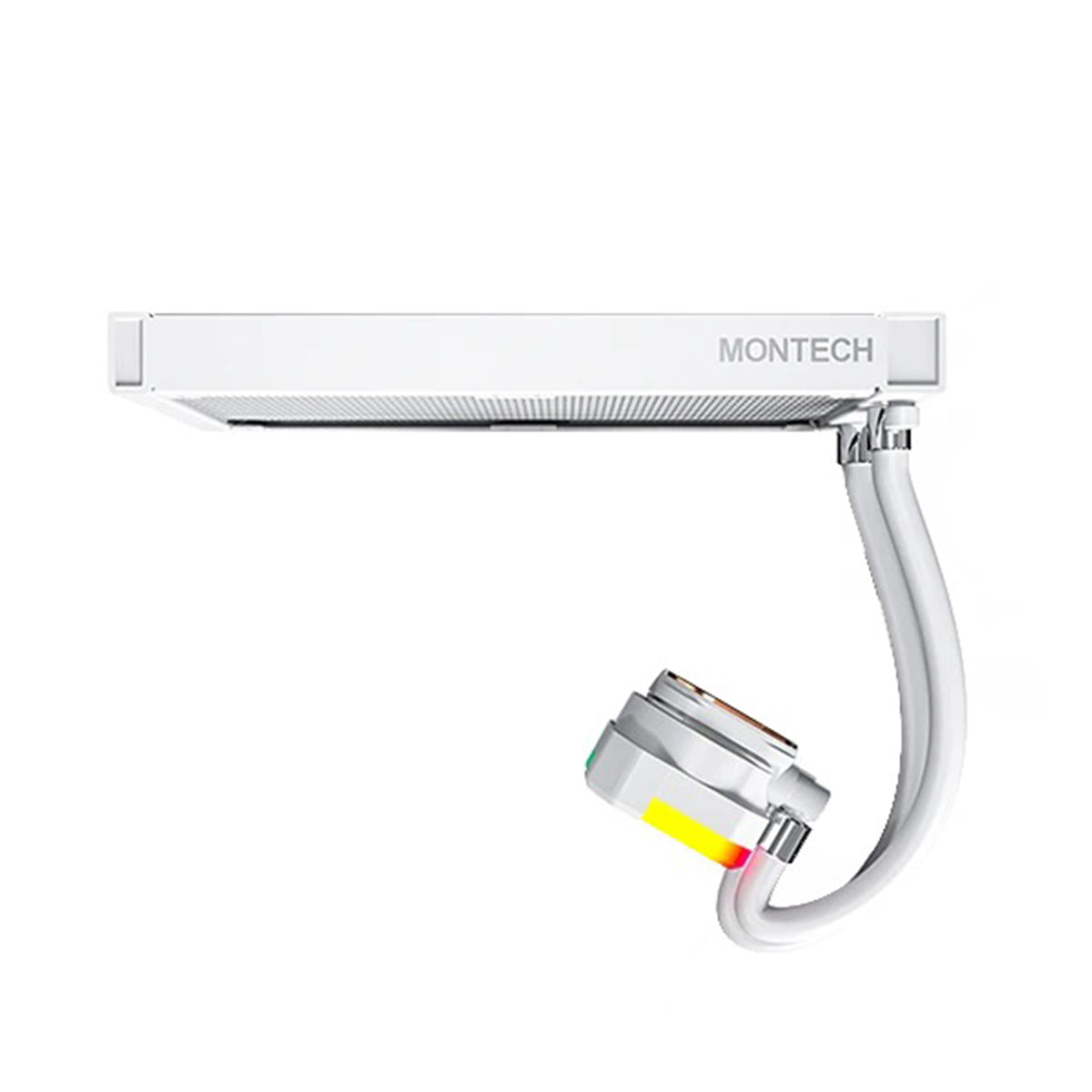 Montech HyperFlow ARGB 240 AIO CPU Liquid Cooler (Black, White)