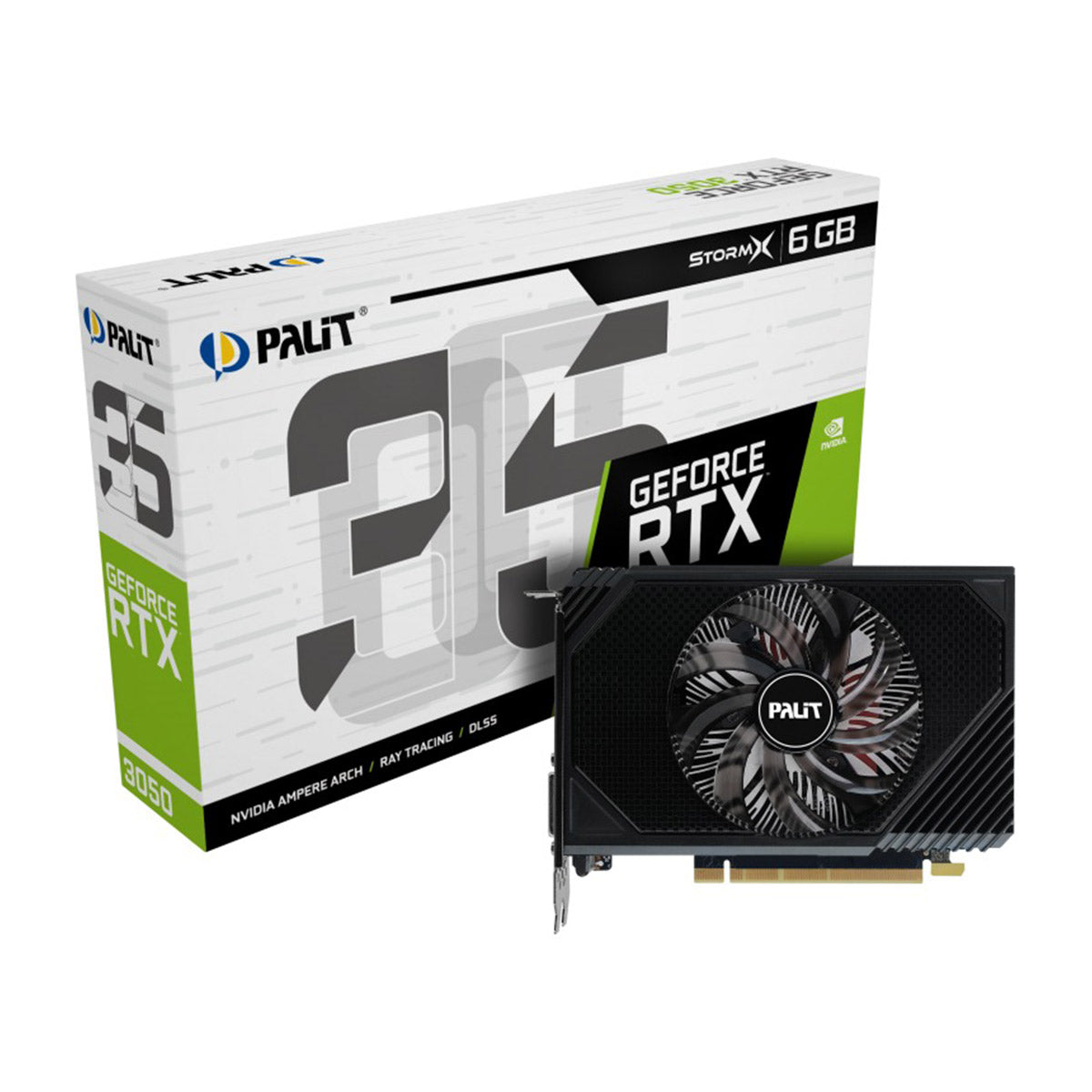 Palit Geforce RTX 3050 StormX 6GB GDDR6 Graphics Card