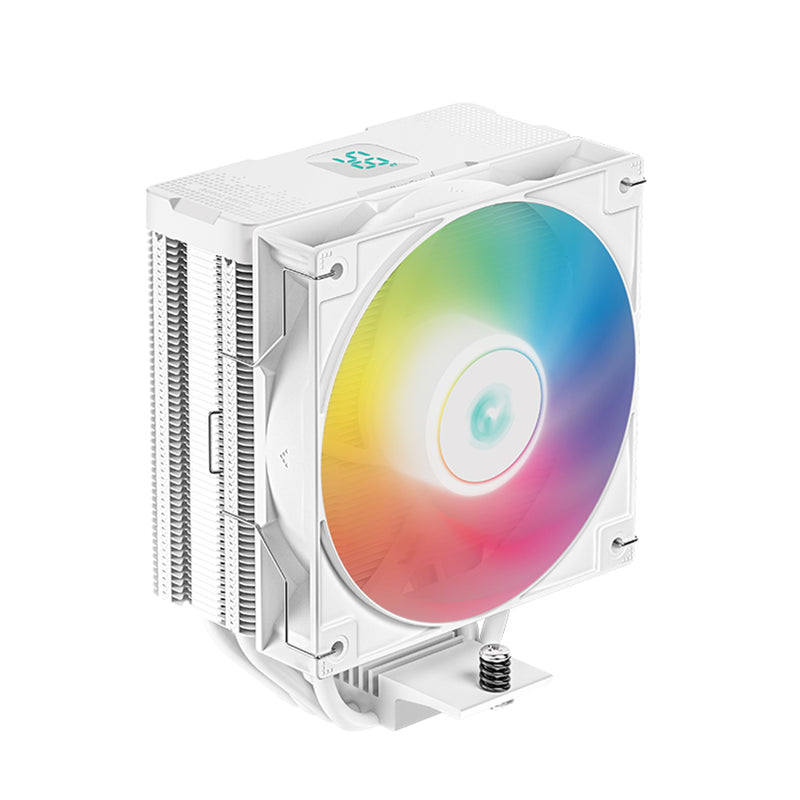 Deepcool AG400 Digital ARGB Single Tower CPU Cooler With A Temperature Display 