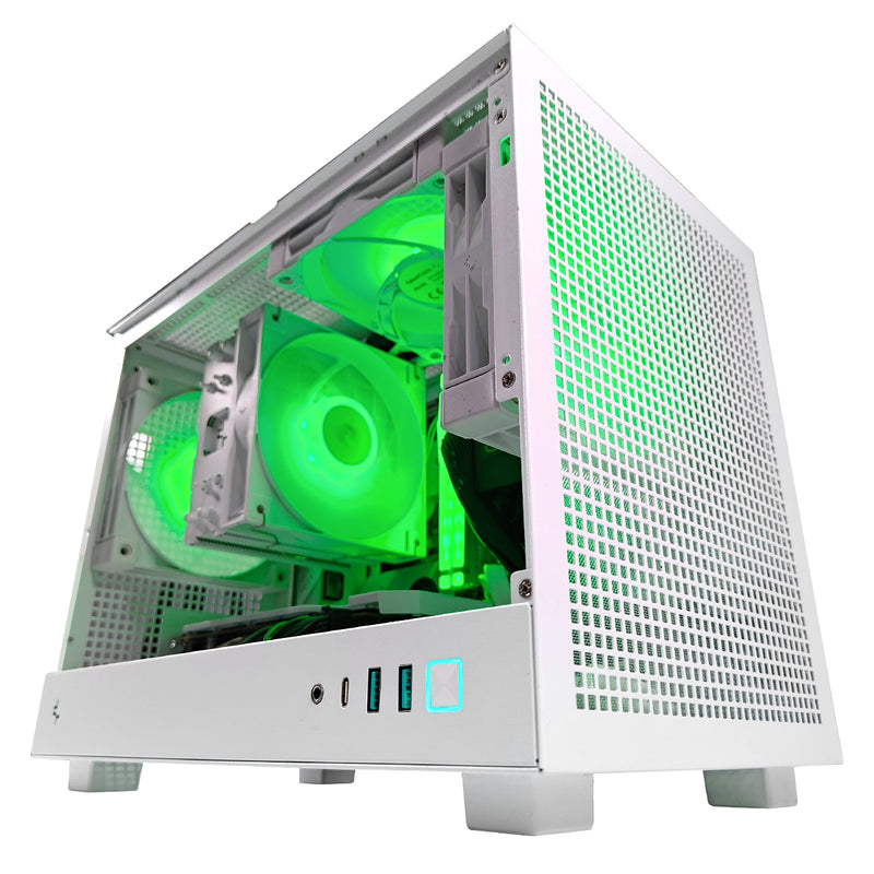 Aurora CH160 White V2 Gaming PC | AMD Ryzen 5 7600 | 32GB RAM | 1TB SSD | RTX 4060| Windows 11 Pro