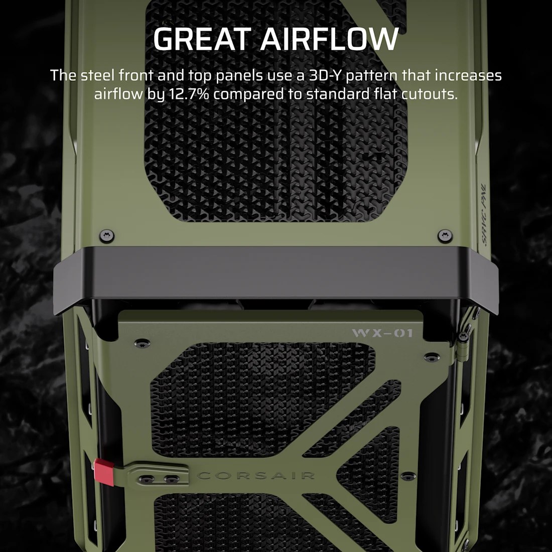 Corsair WARTHOG RS Airflow Mid-Tower Tempered Glass PC Case