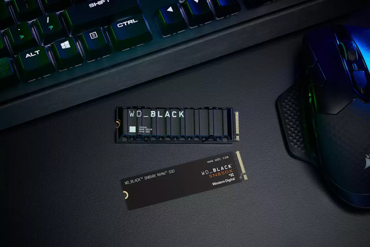 WD BLACK SN850X 4TB NVMe PCIe Gen4 x4 M.2 2280 7300MB/s Read Speed Internal Gaming SSD