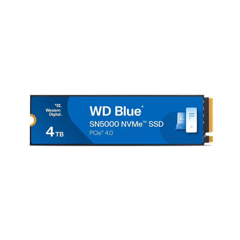 WD Blue SN5000 4TB NVMe PCIe Gen 4.0 M.2 2280 5500MB/s Read Speed Internal SSD (WDS400T4B0E)