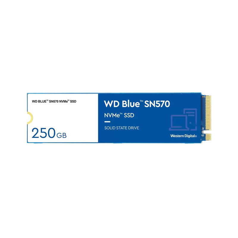 WD Blue SN570 250GB M.2 2280 NVME SSD (WDS250G3B0C) 