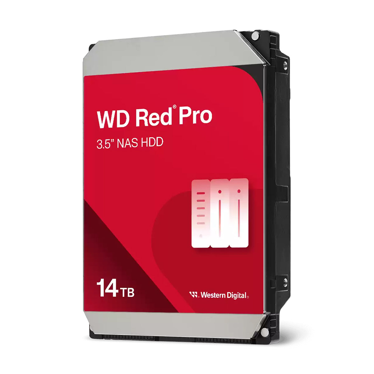 WD Red Pro 3.5" SATA NAS Hard Drive (12TB, 14TB, 16TB) (WD122KFBX, WD142KFGX, WD161KFGX)