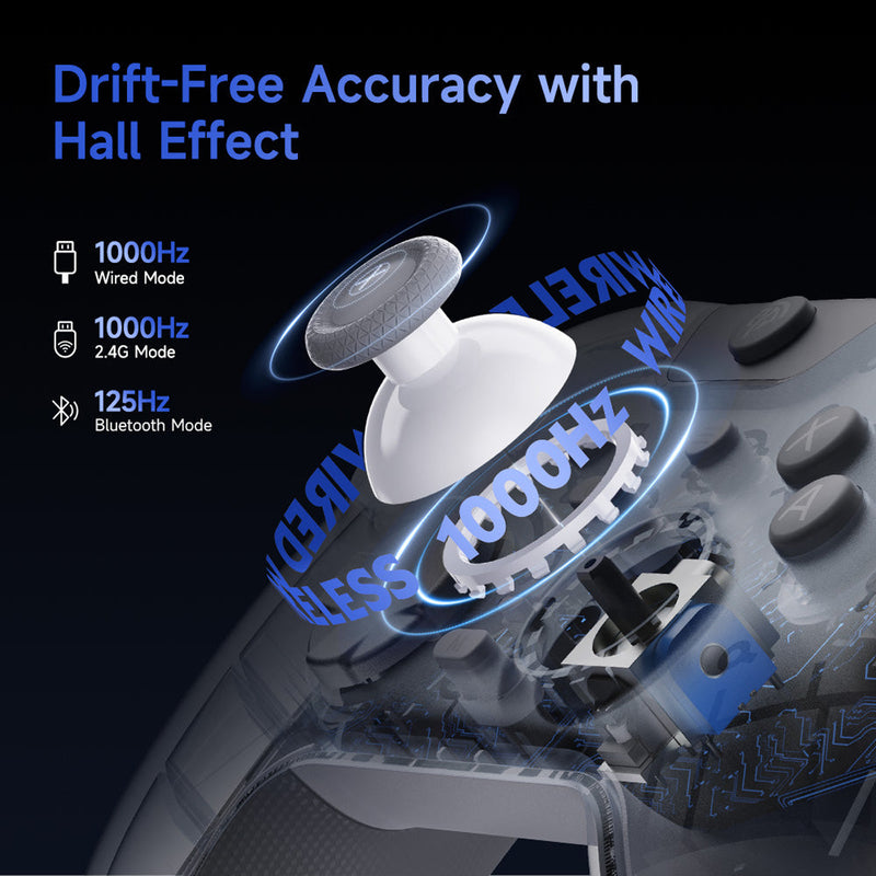 EasySMX X05Pro Multiplatform Wireless Gaming Controller for Nintendo Switch/PC/iOS/Android