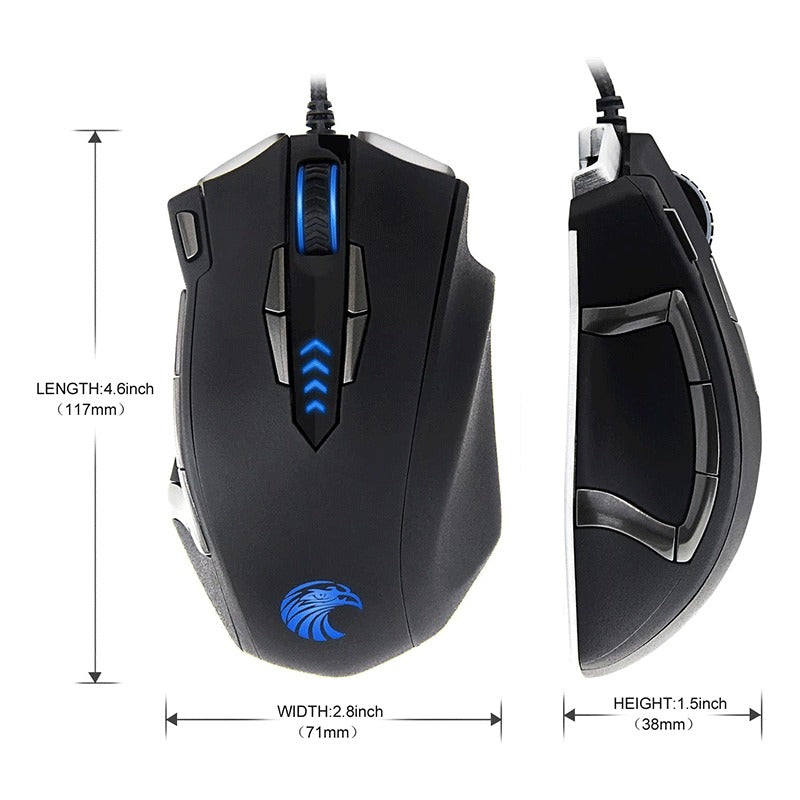 E-Yooso Z-7900 Wired Gaming Mouse (Black)