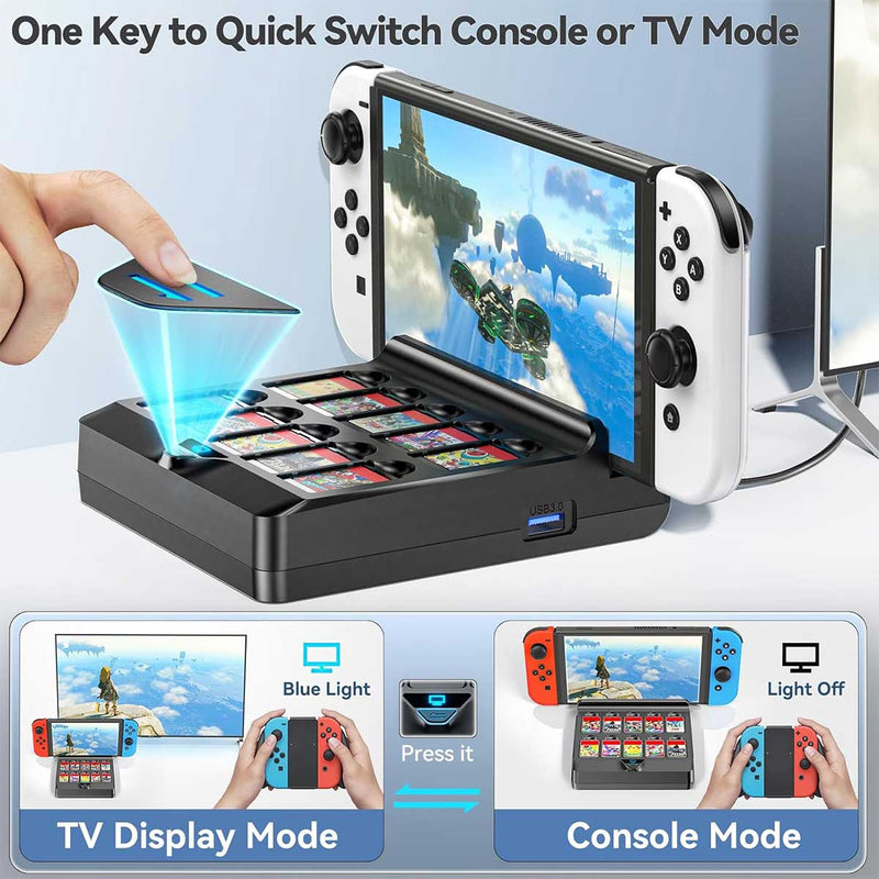 NSW TV Docking Station With 10 Game Slot For Switch / Switch OLED (NG