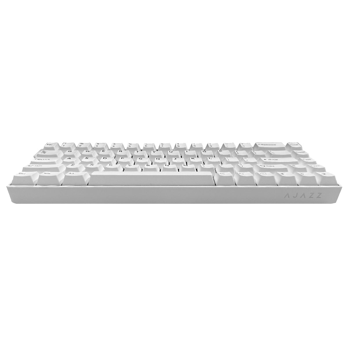 Ajazz AK680 V2 RGB Wired 68-Keys Aluminum Case Hot-Swappable Mechanical Keyboard (White) (Ice Island Switch)