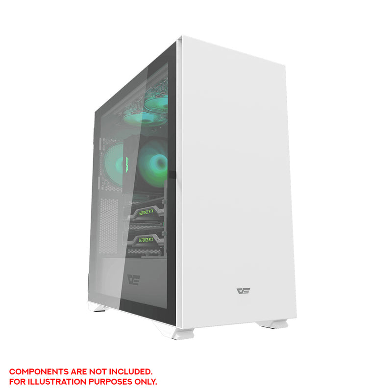 DarkFlash DLX 22 Luxury PC Gaming Case (White)