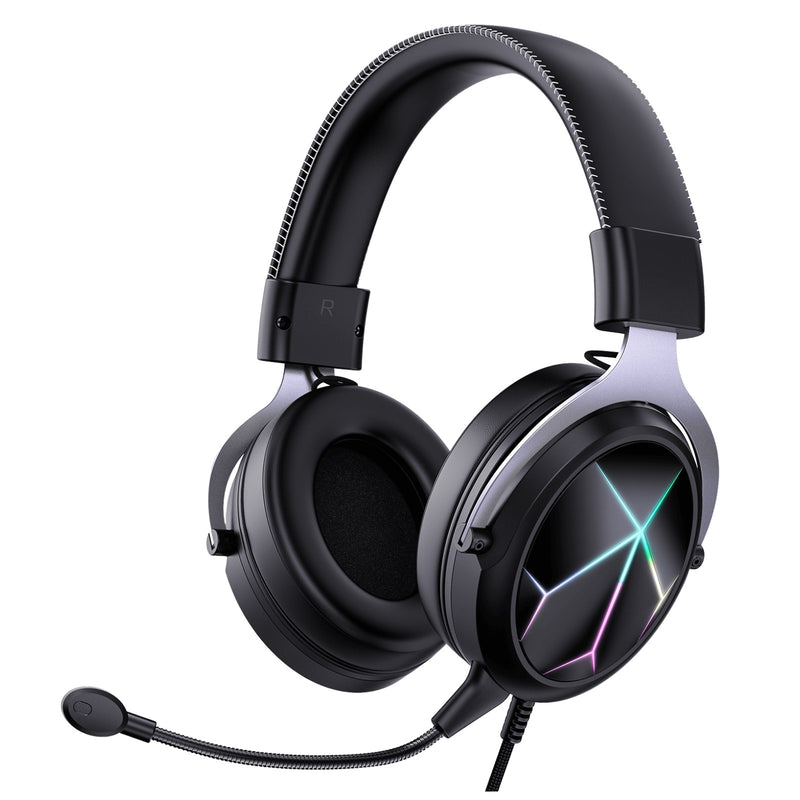 Onikuma X10 Pro RGB Noise Cancelling Detachable Microphone Gaming Headset (Black)