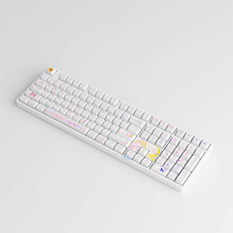 Akko Sailor Moon Crystal 5108B Plus Multi-Modes RGB Hot-Swappable Mechanical Keyboard (Gateron Orange - Lubed)