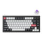 Keychron Q1 HE QMK 75% Fully Assembled Knob RGB Backlight Hot-Swappable Wireless Magnetic Switch Keyboard (Carbon Black, Shell White) (Gateron Double-Rail Magnetic Nebula Switch) (Q1H-M1)