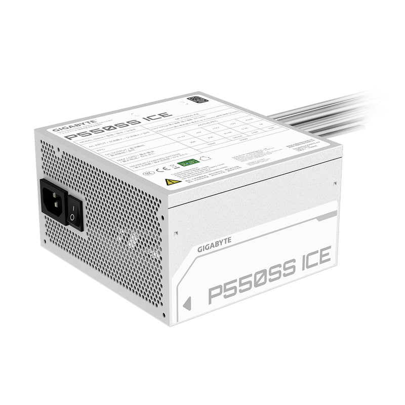 Gigabyte P550SS Ice 80+ Silver 550W Intel ATX 3.0 Power Supply