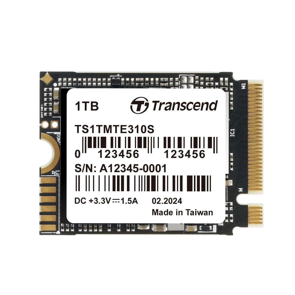 Transcend 310S M.2 2230 PCIe Gen4 x4 Internal SSD (512GB, 1TB, 2TB)