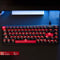Keychron Lemokey X6 QMK Red Backlight 65% Wired Mechanical Gaming Keyboard (Brown Switch) (X6-A3)