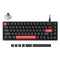Keychron Lemokey X6 QMK Red Backlight 65% Wired Mechanical Gaming Keyboard (Brown Switch) (X6-A3)
