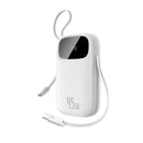 Baseus EnerFill FC31 Qpow 3 Digital Display Power Bank with Built-in USB-C + iP Cable 20000mAh 45W
