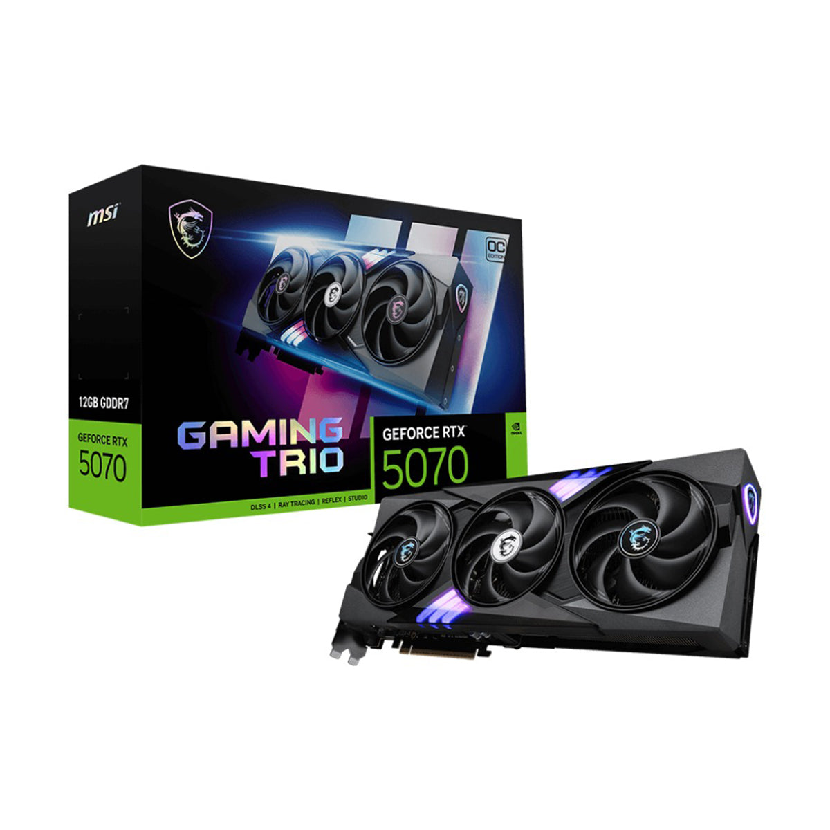 MSI GeForce RTX 5070 12GB GDDR7 Gaming Trio OC Graphics Card