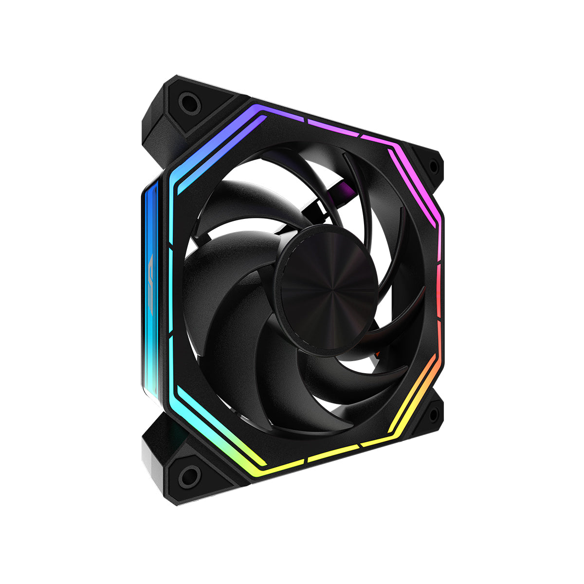 Darkflash Infinity 34 120MM A-RGB Cooling Fan (3-IN-1 Pack) (Black, White)