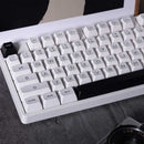 Akko 5087S VIA RGB Hot-Swappable Mechanical Keyboard Black on White (Gateron Orange-Lubed)