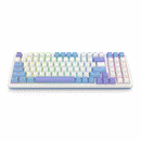 Redragon K664WBP-RGB-PRO Gloria Pro 3 Modes Hot-Swappable Gasket Keyboard (White-Blue-Purple)