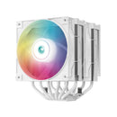 Deepcool AG620 Digital WH ARGB Dual-Tower CPU Cooler With A Temperature Display (White)