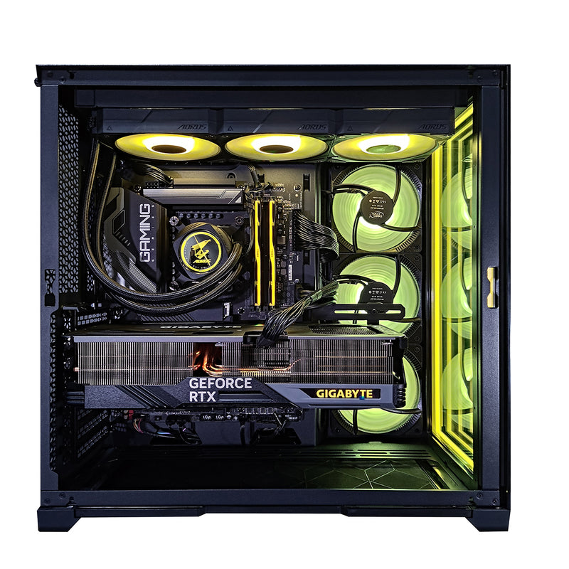 Ultra Magniumgear Neo Qube 2 Black Desktop Gaming PC | Intel i9 14900K | 64 GB RAM | 2 TB SSD | RTX 4080 Super | Windows 11