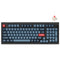 Keychron V5 Max QMK/Via Fully-Assembled W/ Knob RGB Backlit Hot-Swappable 96% Wireless Custom Mechanical Keyboard - Carbon Black