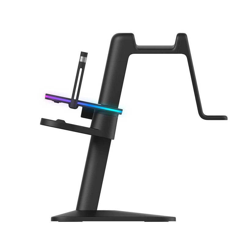 Kiwi Design RGB Vertical Charging Stand For Meta Quest 2 / Meta Quest 3 / Meta Quest Pro (BLACK) (QC03)