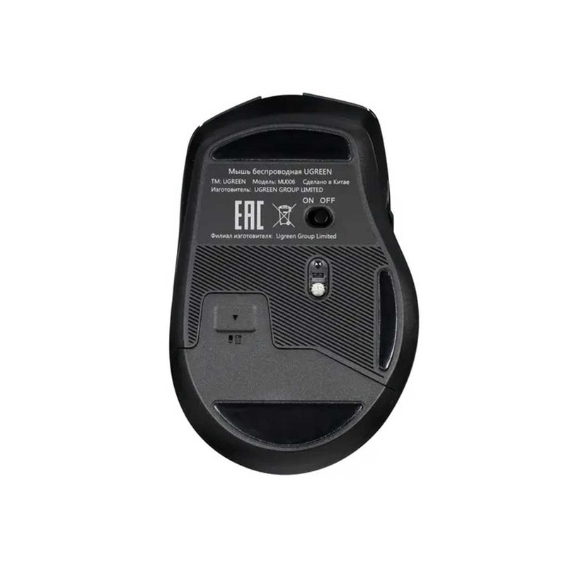 UGreen Ergonomic Wireless Mouse (Black) (MU006/90855)