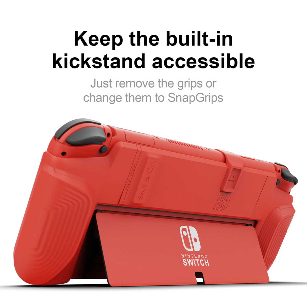 Skull & Co. Neogrip Limited Edition Mario Red For Switch/Switch OLED (NSNG-LTD-MR23)