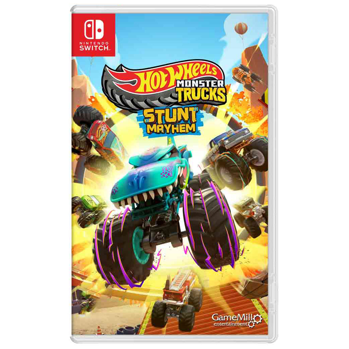 Nintendo Switch Hotwheels Monster Trucks Stunt Mayhem