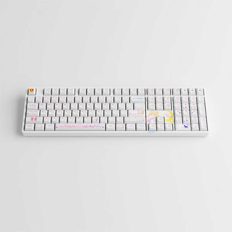 Akko Sailor Moon Crystal 5108B Plus Multi-Modes RGB Hot-Swappable Mechanical Keyboard (Gateron Orange - Lubed)
