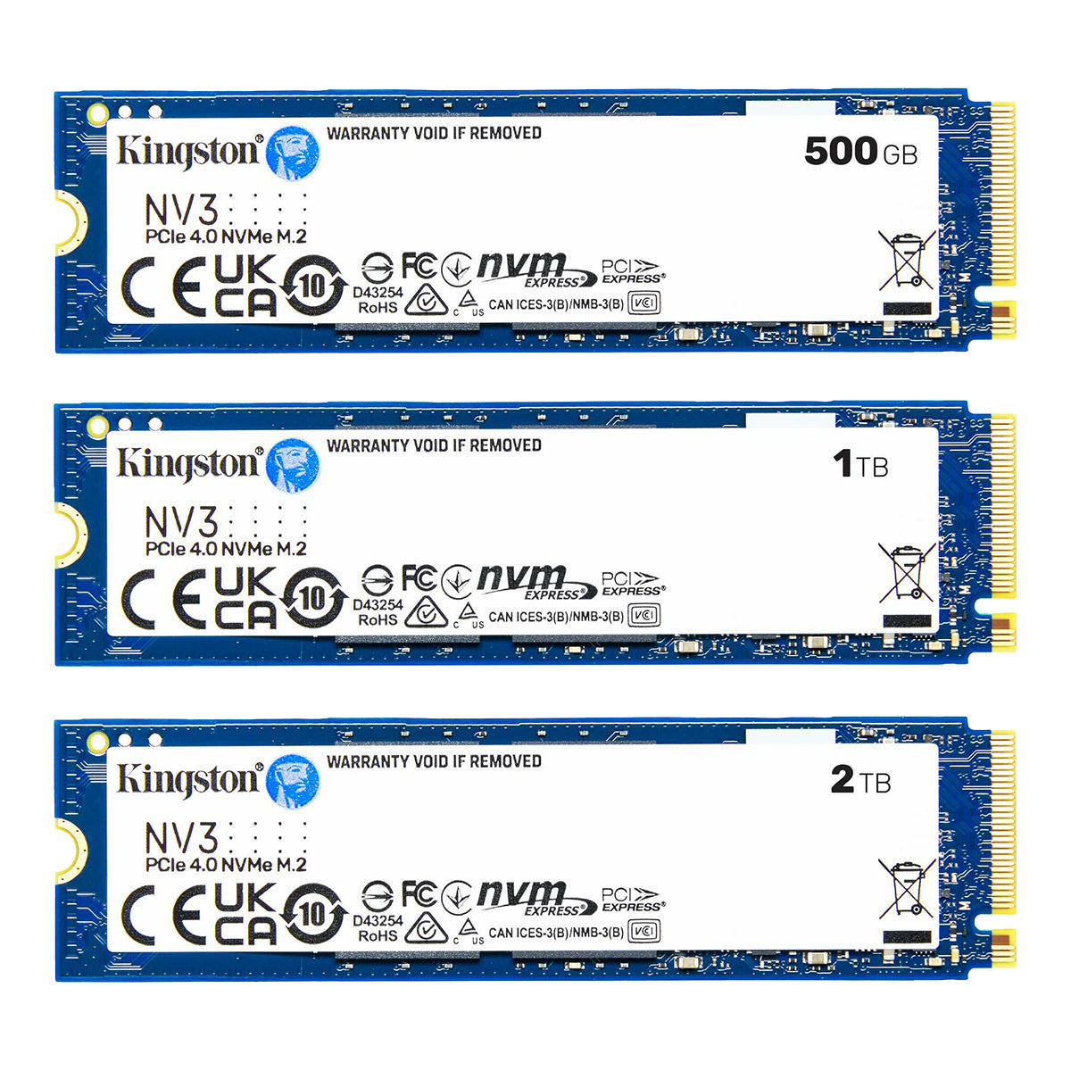 Kingston NV3 M.2 2280 PCIe 4.0 NVMe SSD