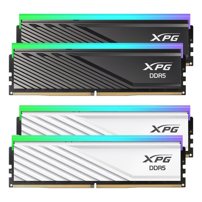 Adata XPG Lancer Blade 32GB (2x16GB) RGB DDR5  6000MT/s CL 34-38-38 1.35V Desktop Memory with Heatsink (Black, White) (AX5U6000C3416G-DTLABRBK, AX5U6000C3416G-DTLABRWH)