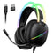 Onikuma X33 RGB Wired Gaming Headset with Noise Cancelling Microphone (Black, Pink)