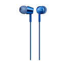 Sony MDR-EX155AP/LI Wired In-Ear Headphones | 9mm Noise Isolation (Blue)