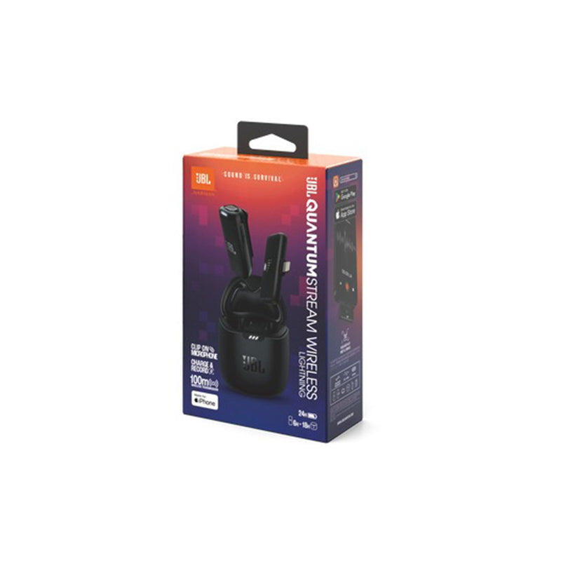 JBL Quantum Stream Wireless Lightning Clip-On Microphone