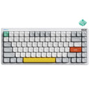 NuPhy Halo75 V2 QMK/VIA RGB Hot-Swappable 83-Key Wireless Mechanical Keyboard (Mint Switch) (Iconic White)